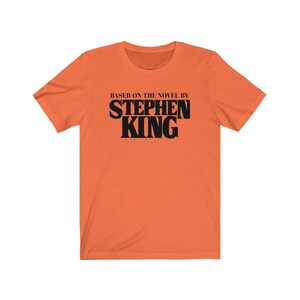 T-shirt Stephen King Vintage - Coton épais - Design Rétro Horreur - Unisexe - Neuf Avec étiquettes