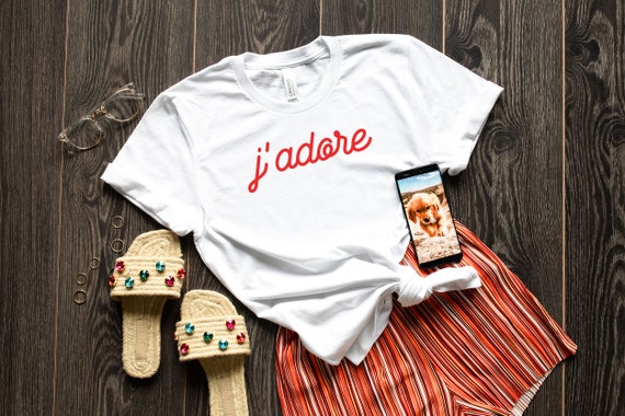 J'adore Vintage French T-Shirt J'adore Vintage French T-Shirt