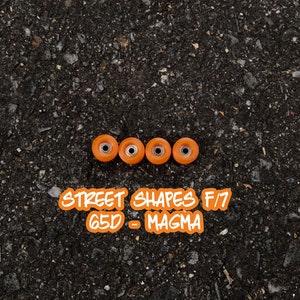 Fingerboard Wheels - Freestyle Aperture Wheels - f/7 Street Shapes - Magma