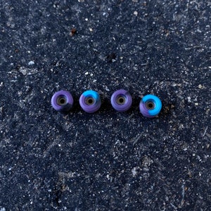 Fingerboard Wheels - Freestyle Aperture Wheels - f/7 Street Shapes - Galaxy Swirl