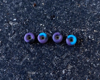 Fingerboard Wheels - Freestyle Aperture Wheels - f/7 Street Shapes - Galaxy Swirl