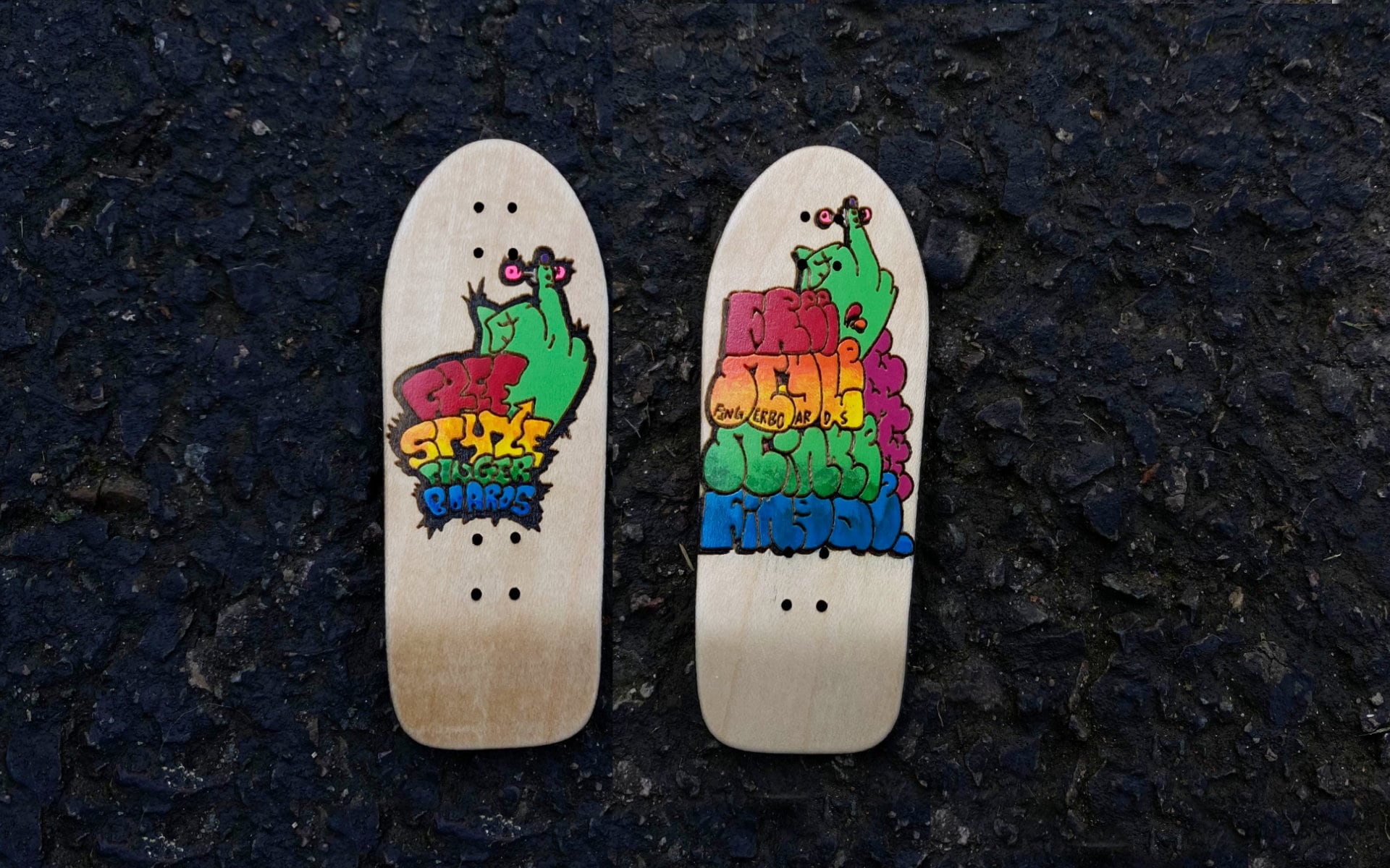 FIZ UM FINGERBOARD / SKATE DE DEDO OLD SCHOOL 