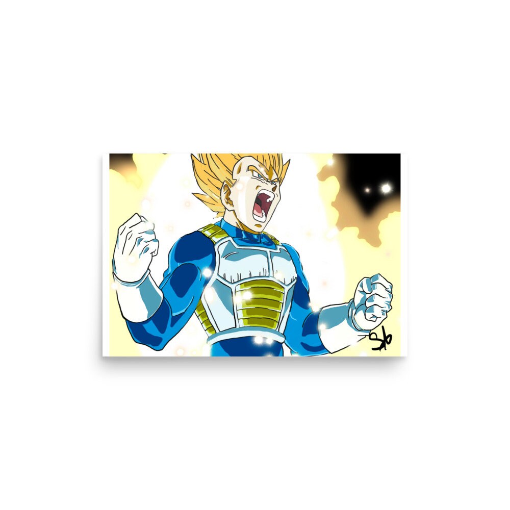 Dragon Ball Z Vegeta Final Flash poster (24x36 inches)