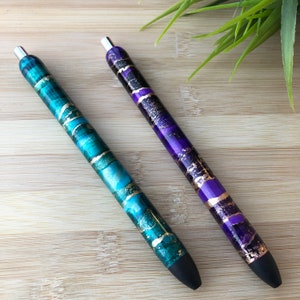 1 benutzerdefinierter Stift + 1 Nachfüllung, Gelstift, Epoxidstift