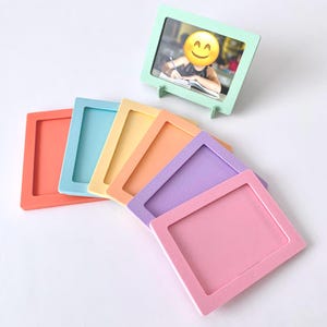 Mini cadre photo, cadre photo de poche, cadre aimanté pour frigo.