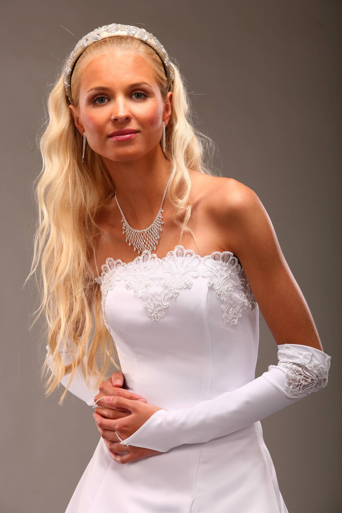 bride in white