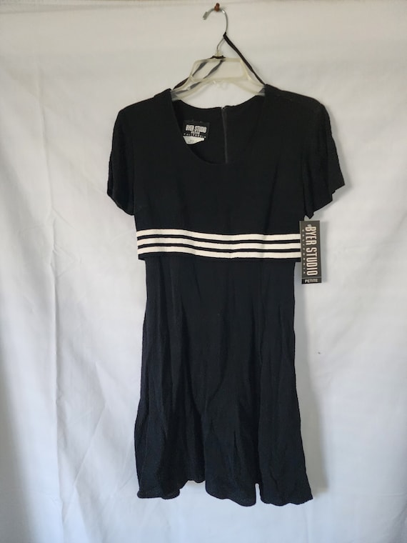 Brand New Vintage Chic Striped Dress - image 1