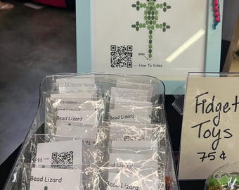 Kit de lagarto de cuentas para hacer tú mismo