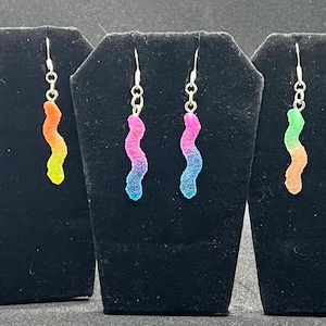 Gummy Worm Earrings
