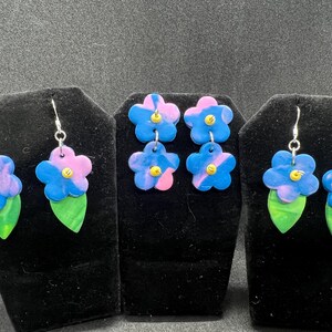 Clay Flower Earrings