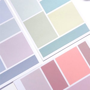 May include: A colour palette featuring a range of pastel hues, including light blue, pale green, lavender, and pink. The palette is labelled "Palette by Crixothy".