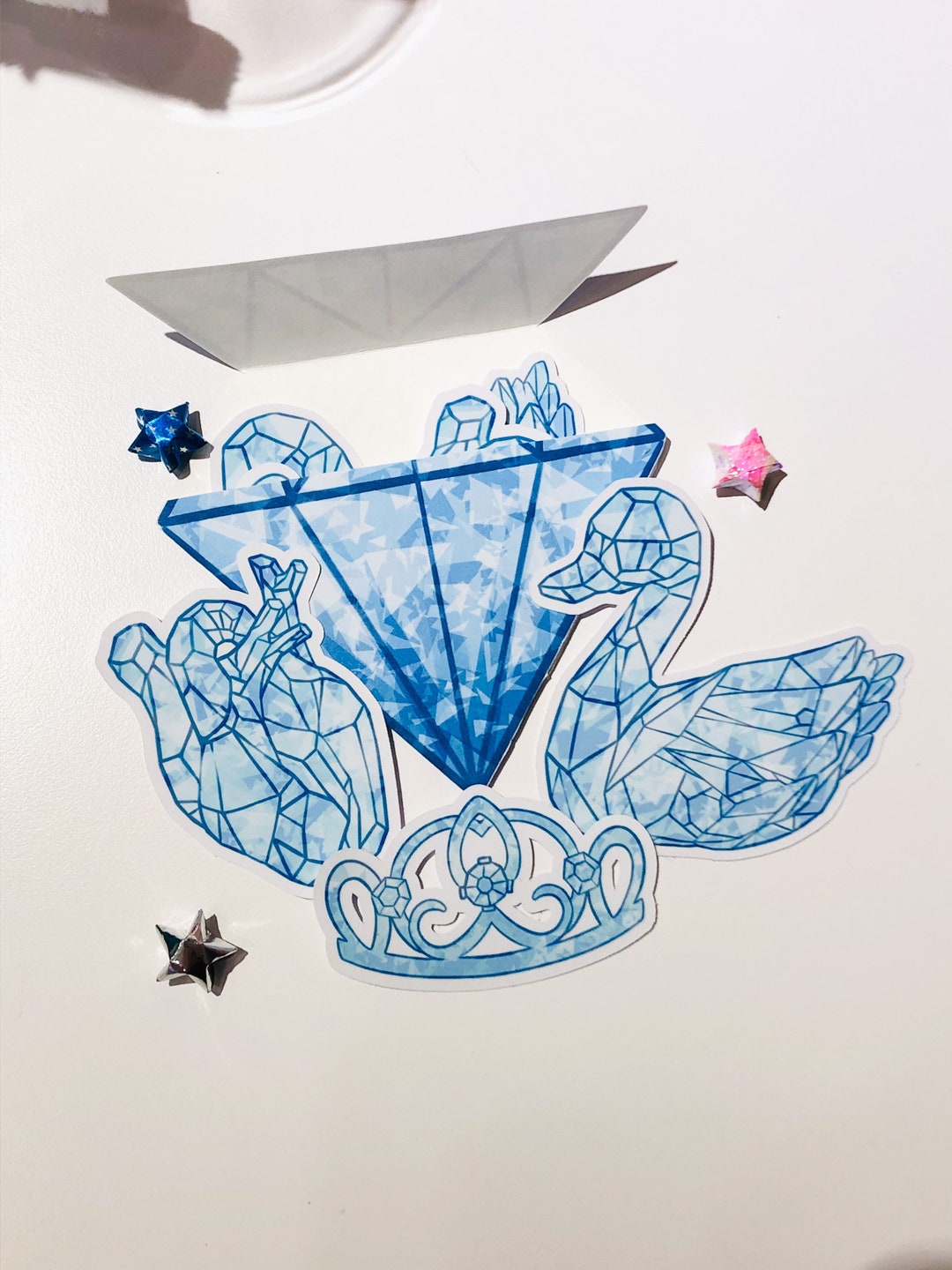 Diamond Value Sticker Set | Individual Sale or Set of 3 | Holographic ...