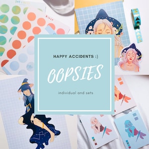 Borsa Oopsie a sorpresa! Set vari misteriosi :)/stampe d’arte originali e adesivi (fogli)
