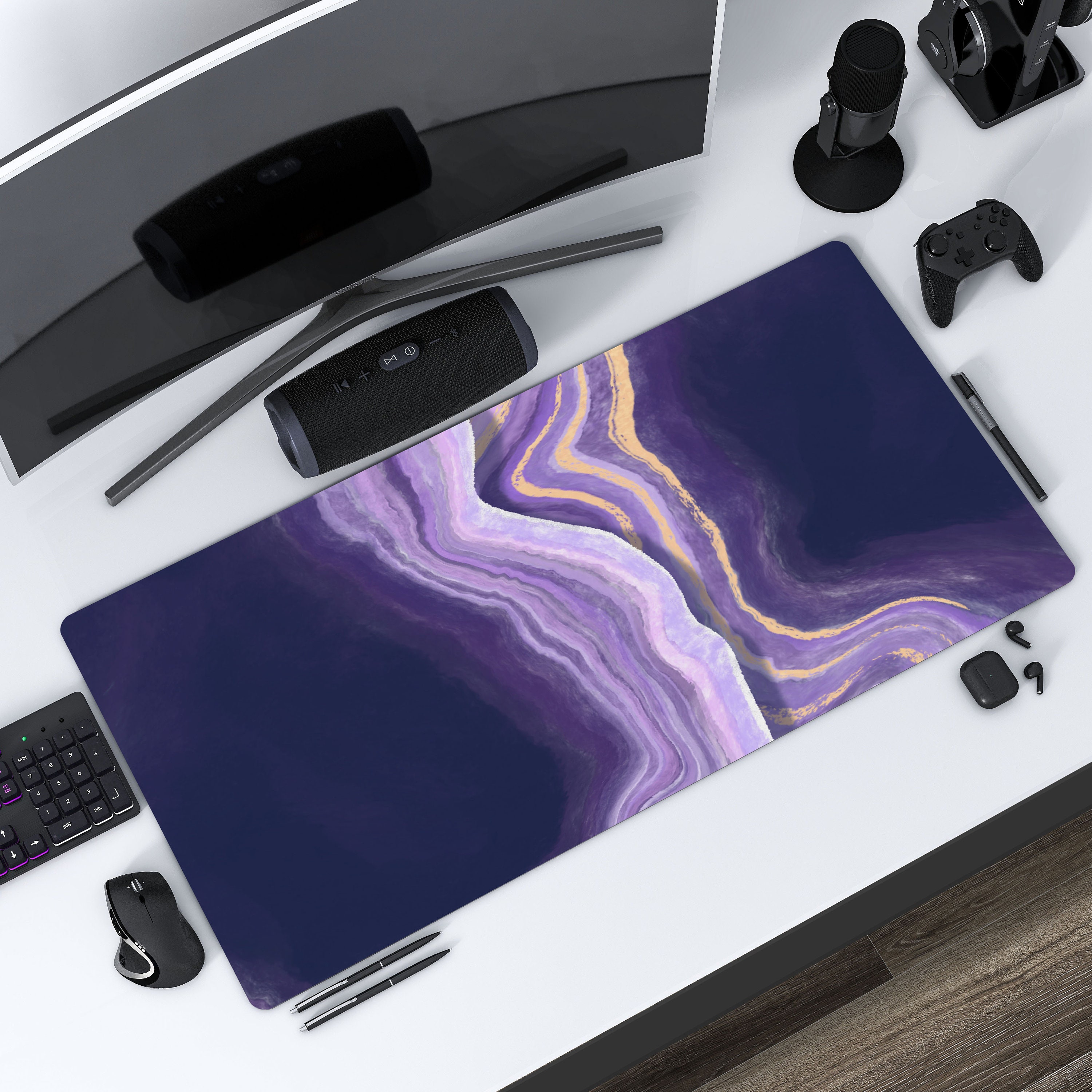 TITANWOLF - Grande Tappetino Mouse da Gioco - XXXL Oversize Mousepad - Dimensione 1200x600mm