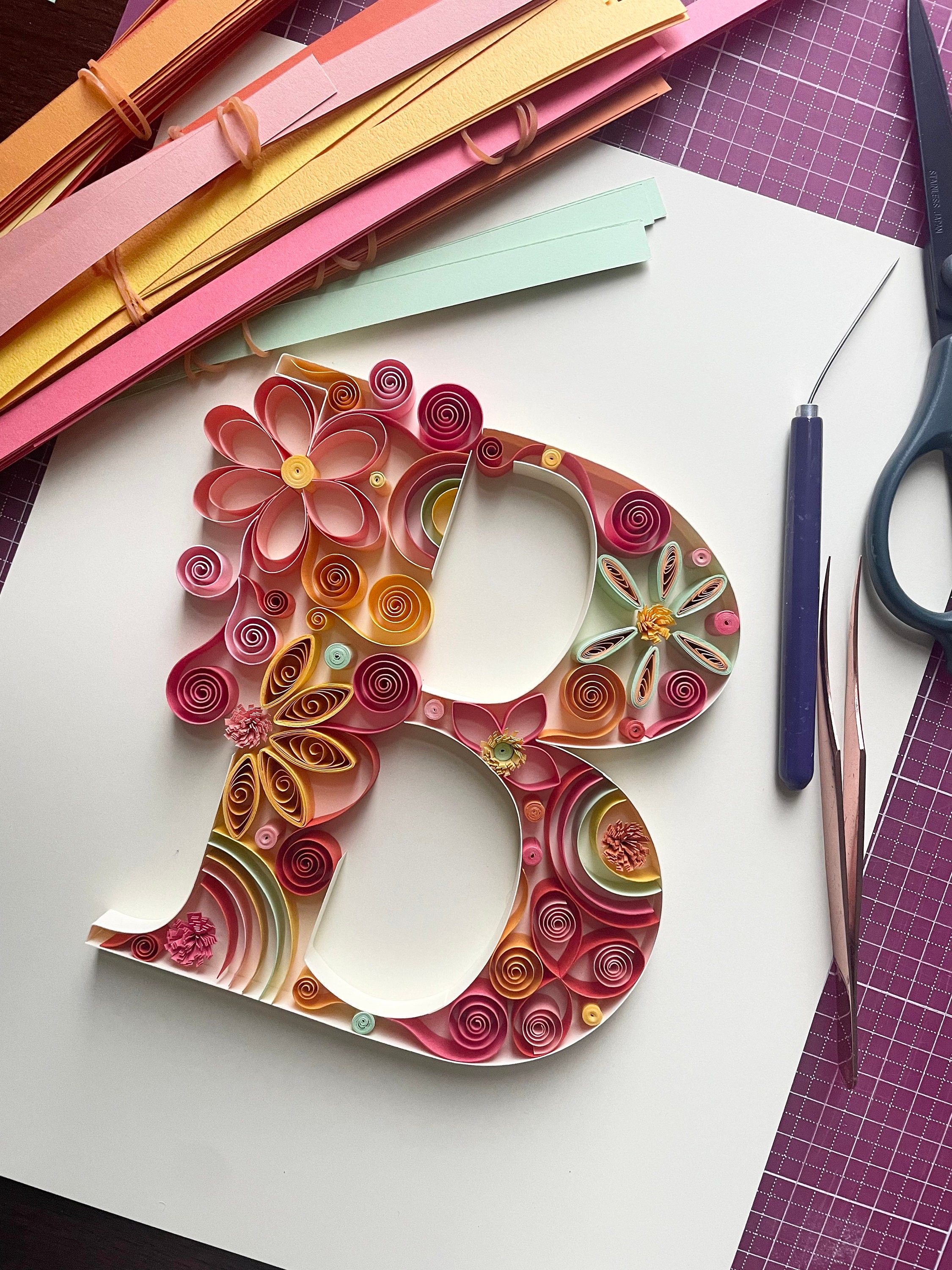 Quilling Pattern Script Quilling Template, Quilling Letter, Quilling Patterns, Quilling ...