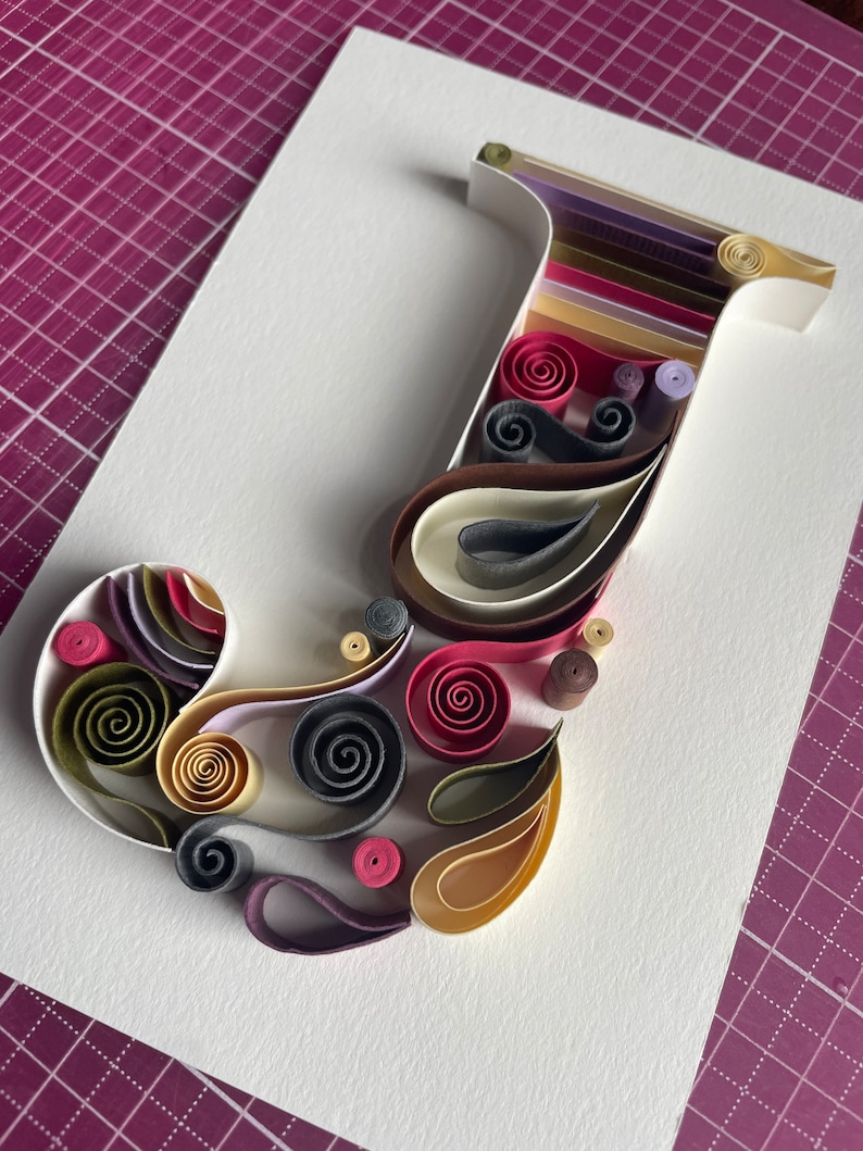 Quilling Template Quilling Letter Quilling Patterns Etsy