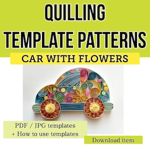 Remote Control Quilling Car Quilling Template, Quilling Patterns, Quilling Template Patterns ...