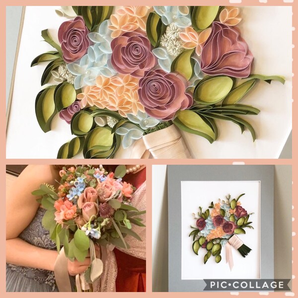 Paper Bridal Bouquet Etsy