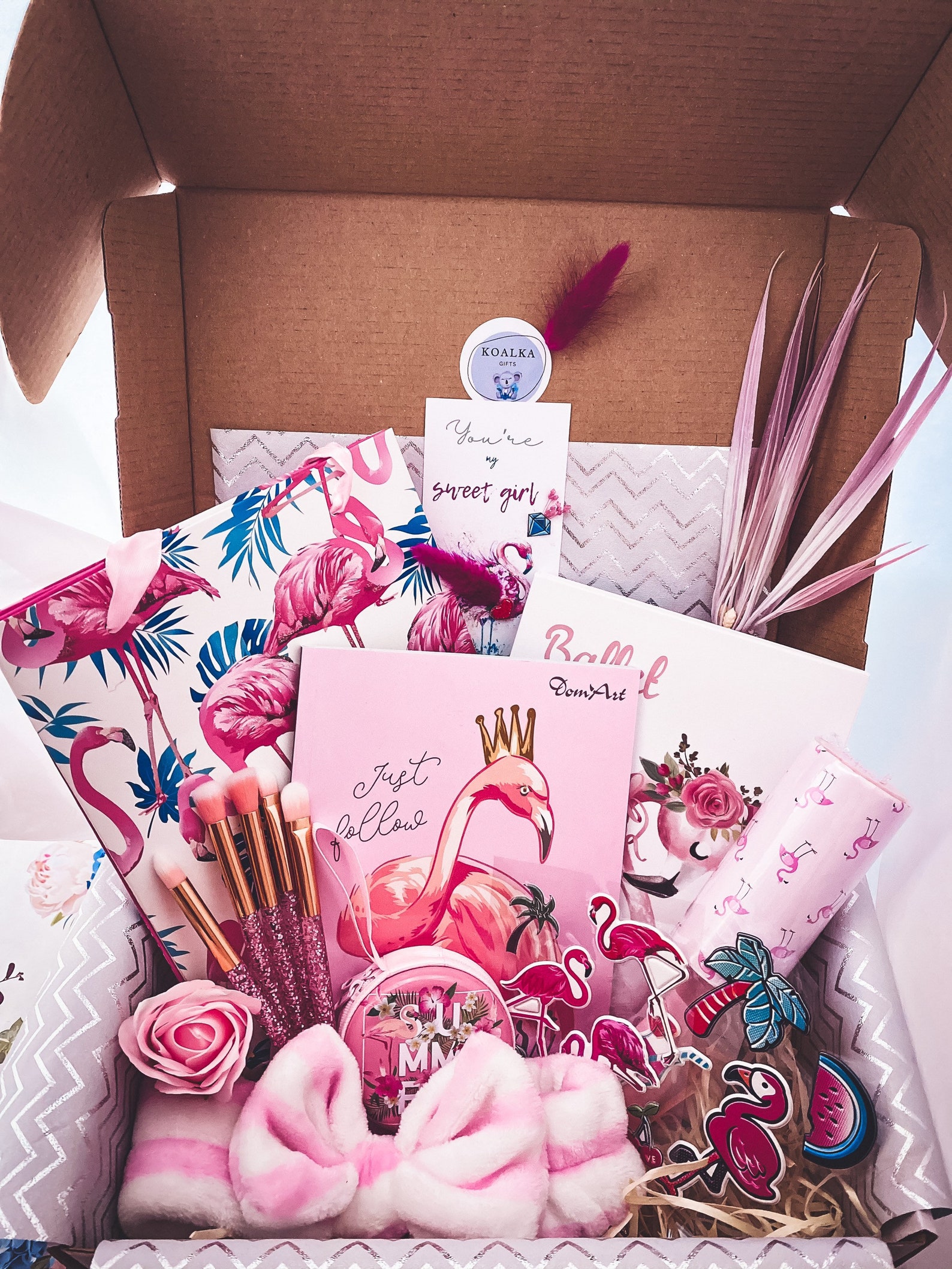 Flamingo Lover Gift Flamingo Gift Box For Woman Flamingo Gifts Etsy