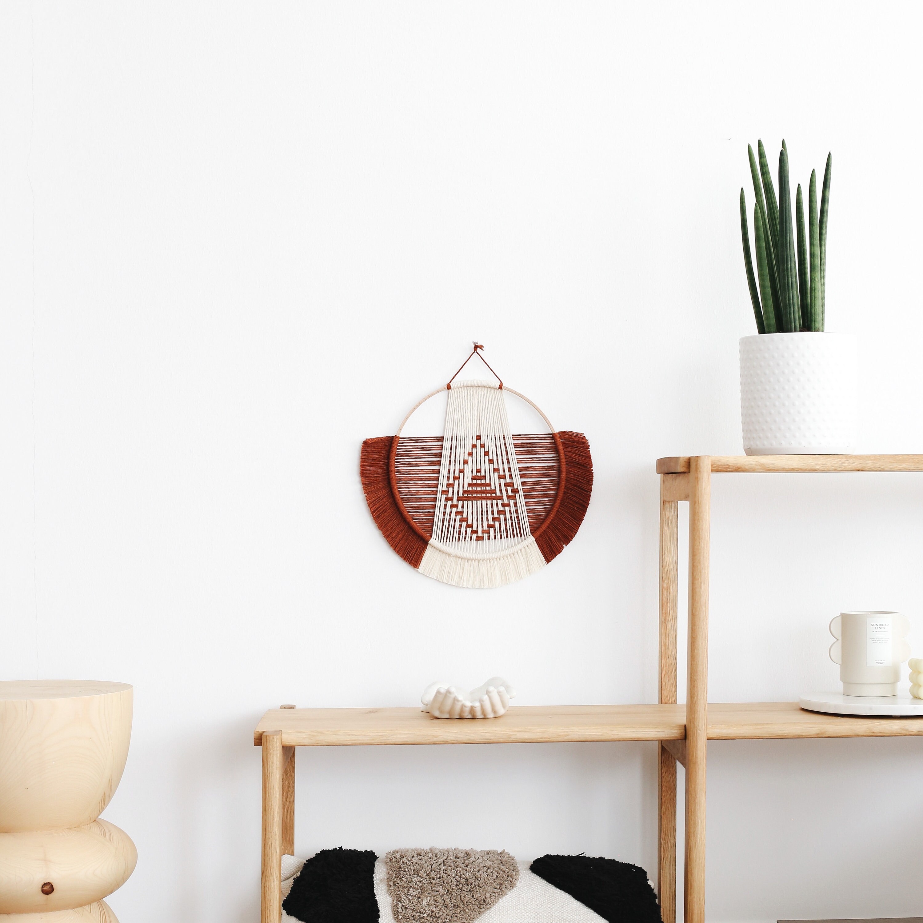 Bedroom Wall Hanging Dorm Room Decor Geometric Wall Art | Etsy