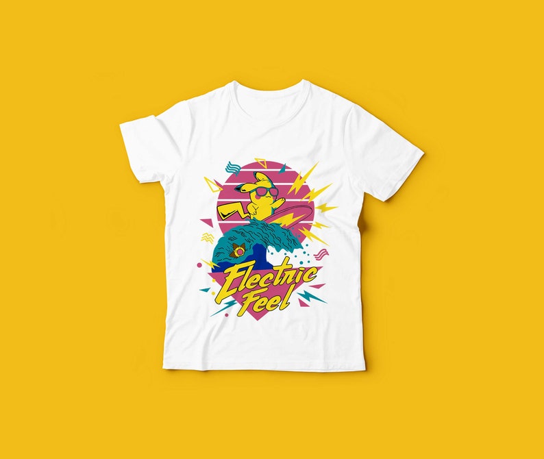 Download 4 Shirt Design Template Pikachu Shirt Sublimation Template ...