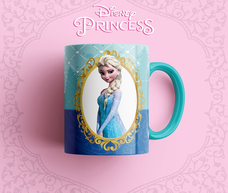 13 Mug Design Template Disney Princess Mug Sublimation Etsy