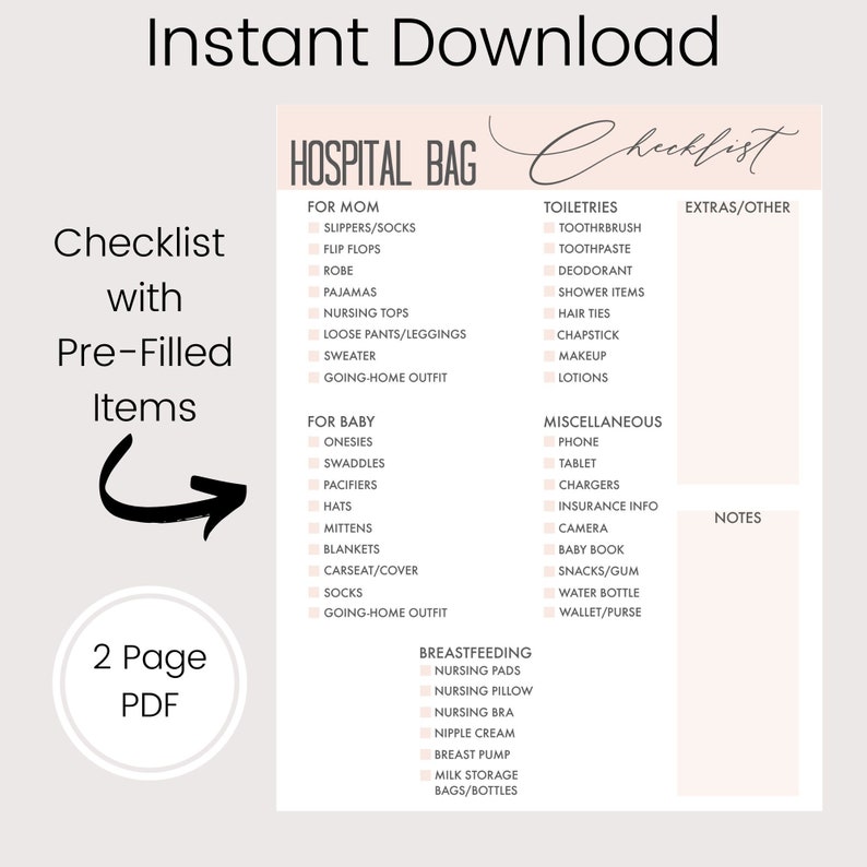 best hospital bag checklist best hospital bag checklist
