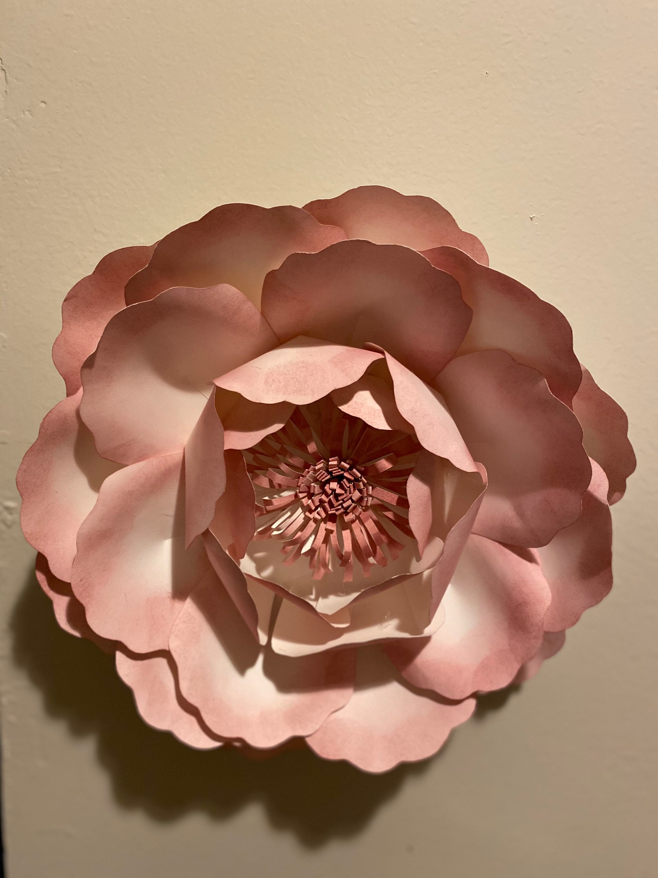 Card stock Paper Flowers Etsy