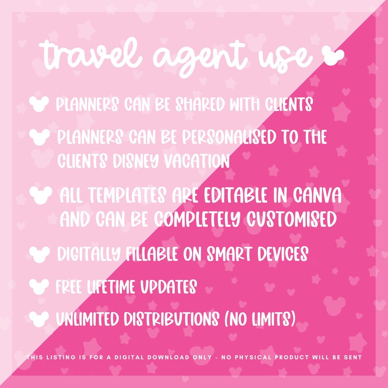 Disney World vacation planning for travel agents
Disney World travel agent guide
Disney World travel agent planner
Disney World expert for travel agents
Disney vacation packages for travel agents
Disney World vacation planning
Disney vacation planner