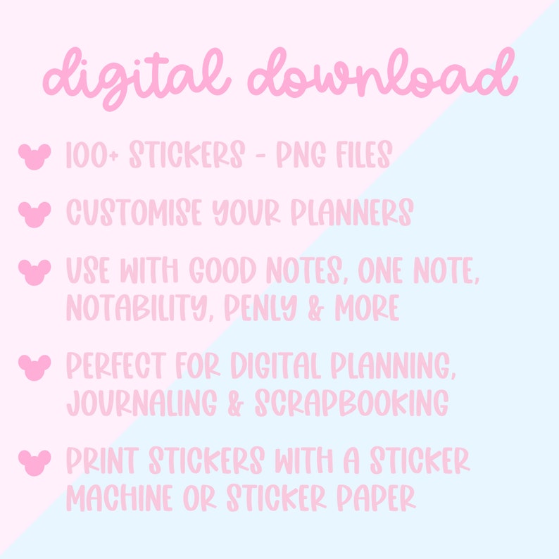 Disney Digital Stickers
Disney Digital Planner
disney world stickers
disneyland stickers
disney parks stickers
disney stickers
disney planner stickers
disney planner spread
disney stationery
Goodnotes stickers
disney things
disney world merch
