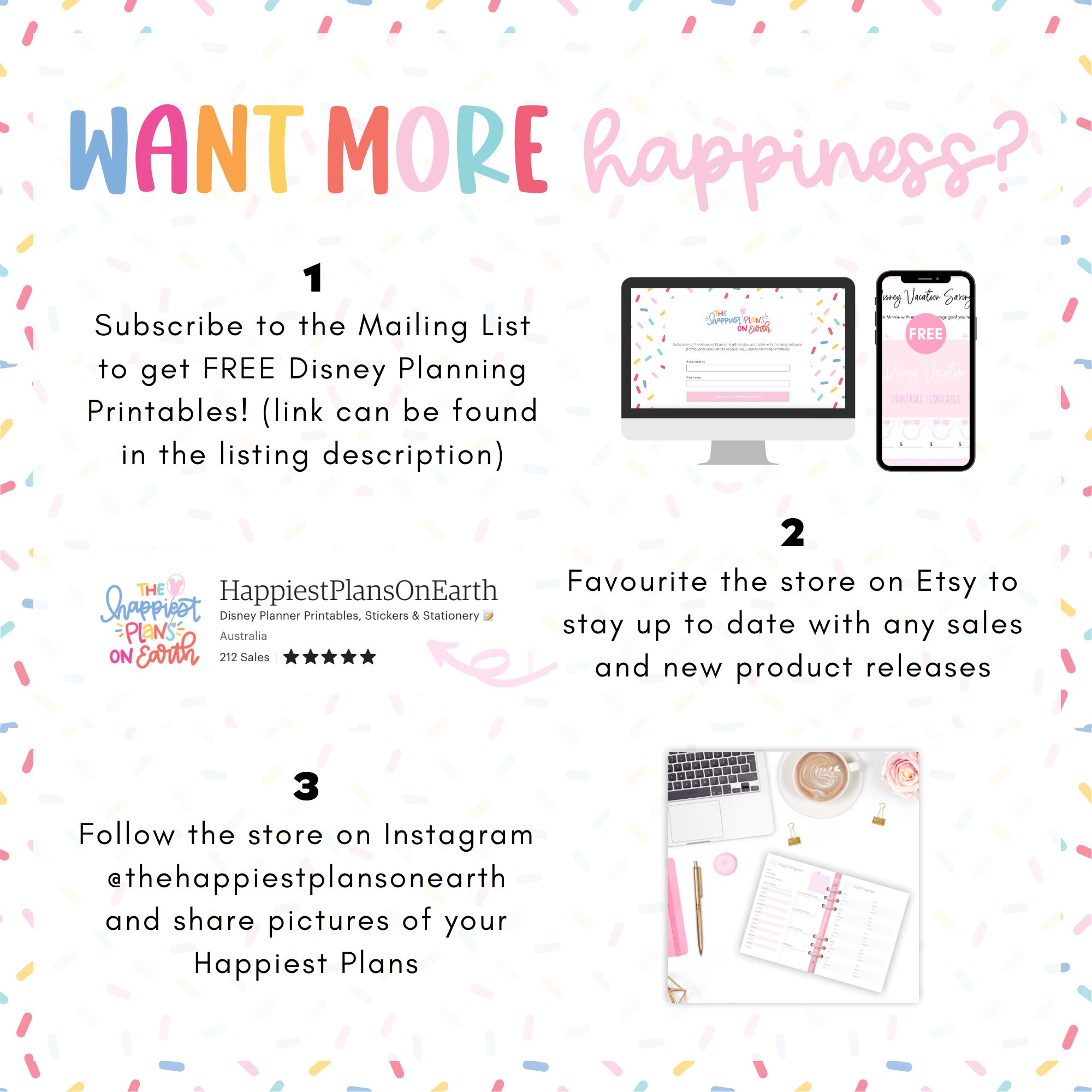 happiest snacks sticker grab bag 10 planner stickers matte etsy