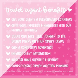 Disney World vacation planning for travel agents
Disney World travel agent guide
Disney World travel agent planner
Disney World expert for travel agents
Disney vacation packages for travel agents
Disney World vacation planning
Disney vacation planner