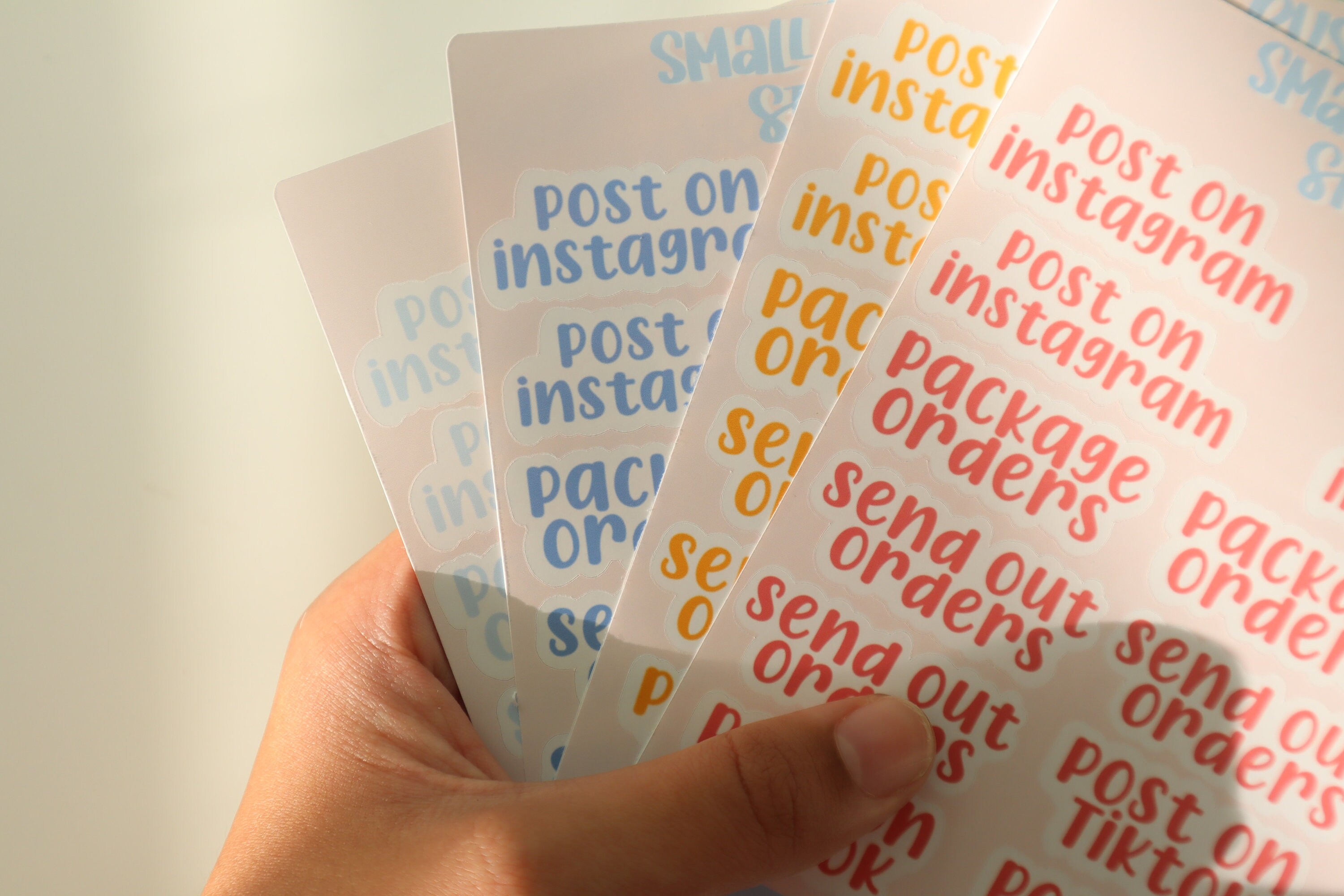 Small Business Sticker Sheet Custom Sticker Journal Etsy