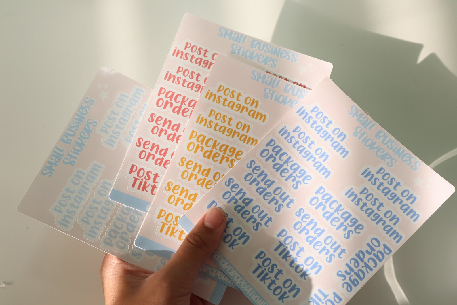 Small Business Sticker Sheet Custom Sticker Journal Etsy