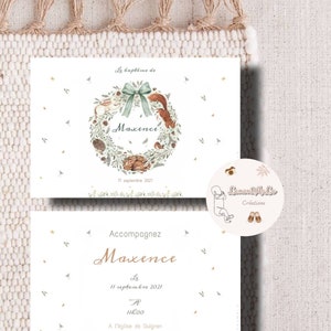 Faire-part baptême ou naissance