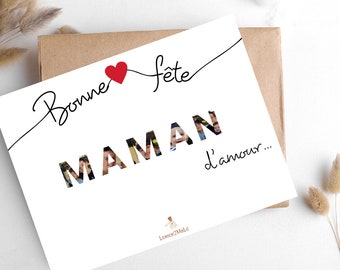 Carte Bonne fête maman