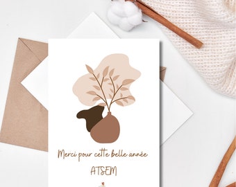 Carte Merci maître/ maîtresse...