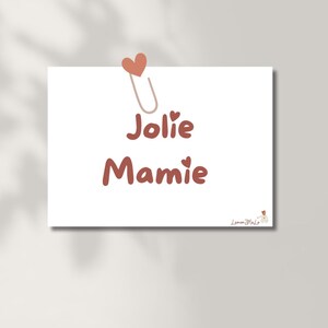 Carte Bonne fête mamie