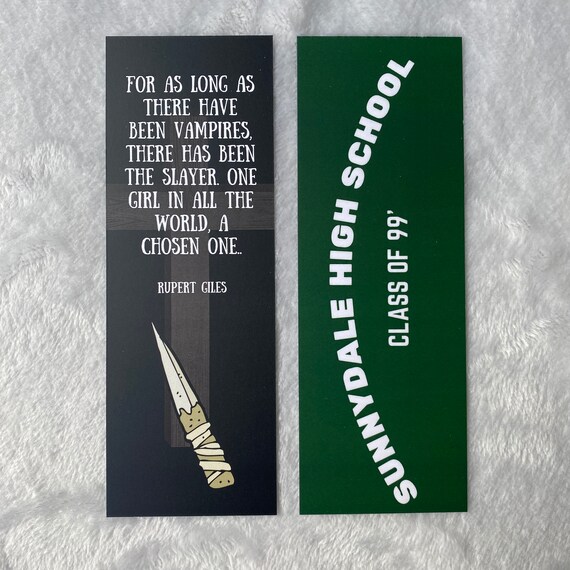 Buffy the Vampire Slayer Inspired Bookmark Vampires Quote | Etsy