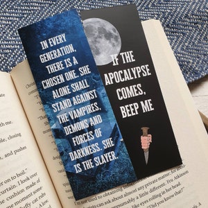 Vampire Slayer Inspired Bookmark | Vampires | Quote | Reading Gift | Book Gift | TV | TV Show |