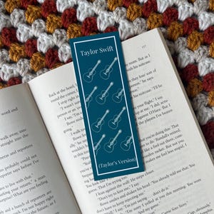 Marcador inspirado en el debut / Letras / Regalo de lectura / Regalo de libro / Letras de canciones / Marcador / Música / Relleno de medias