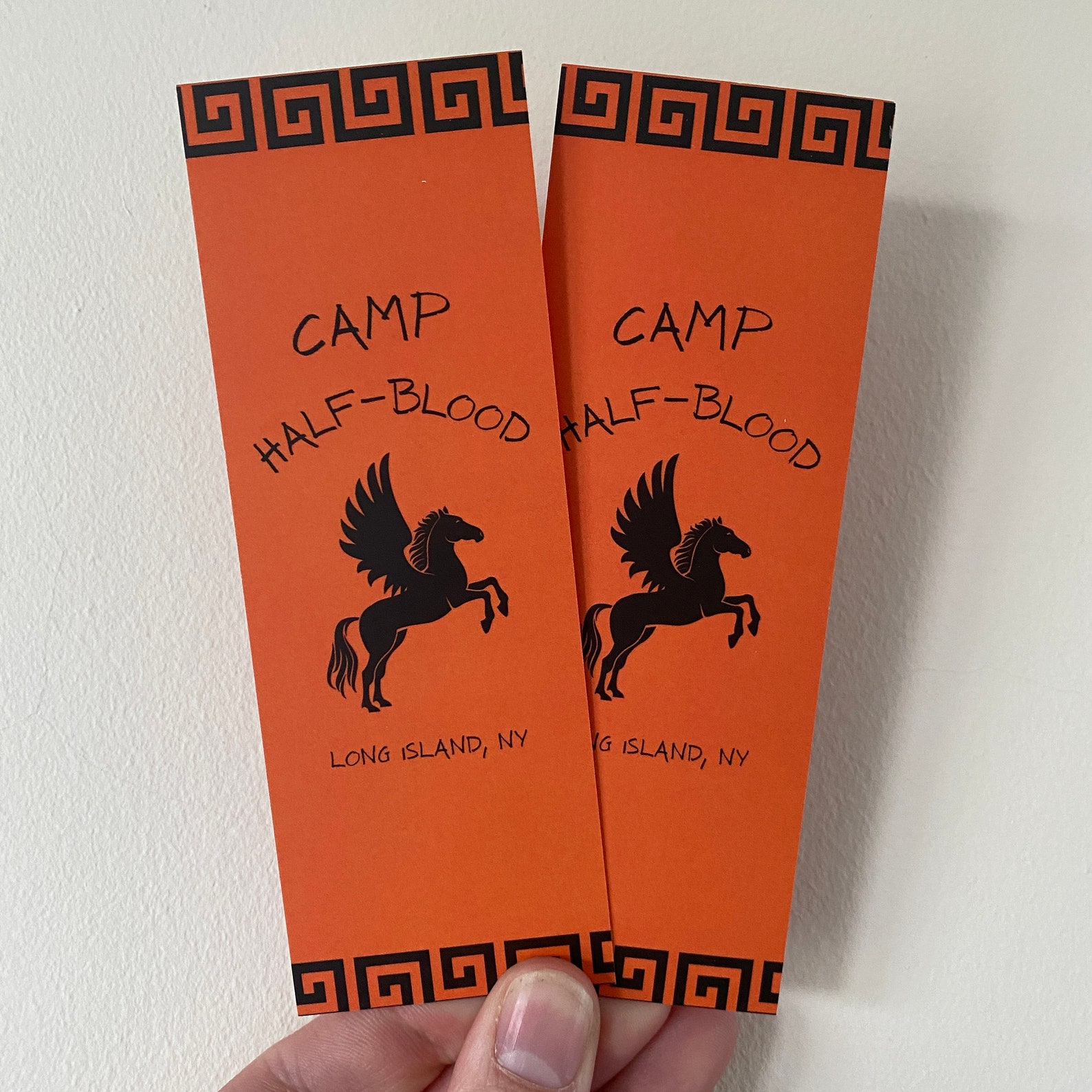 Camp Halfblood Inspired Bookmark Percy Jackson Reading Etsy
