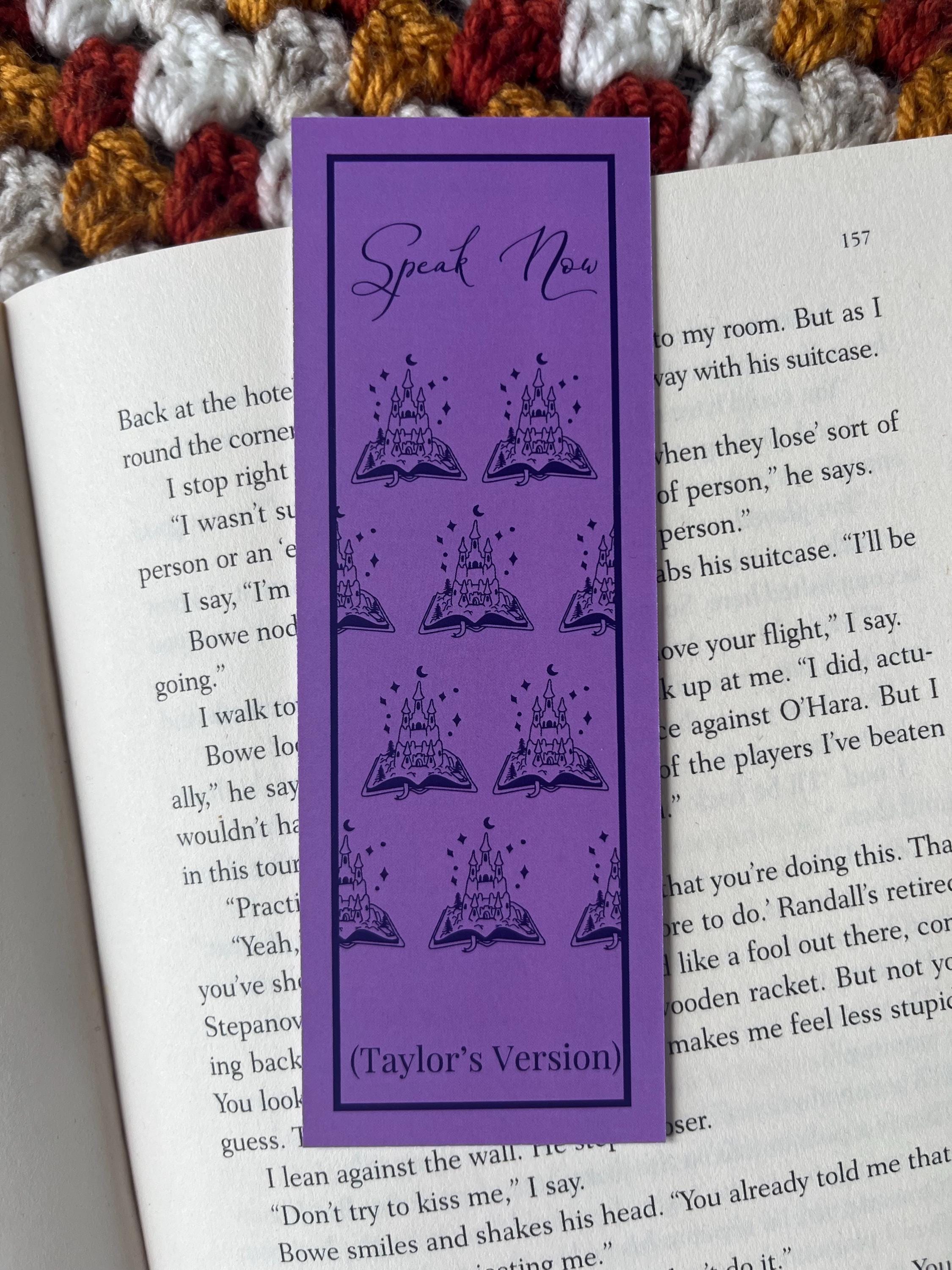 Enchanted Castle Bookmark | Long Live | Reading Gift | Song Lyrics | Bookmark | Music | Stocking Filler | TS 3
