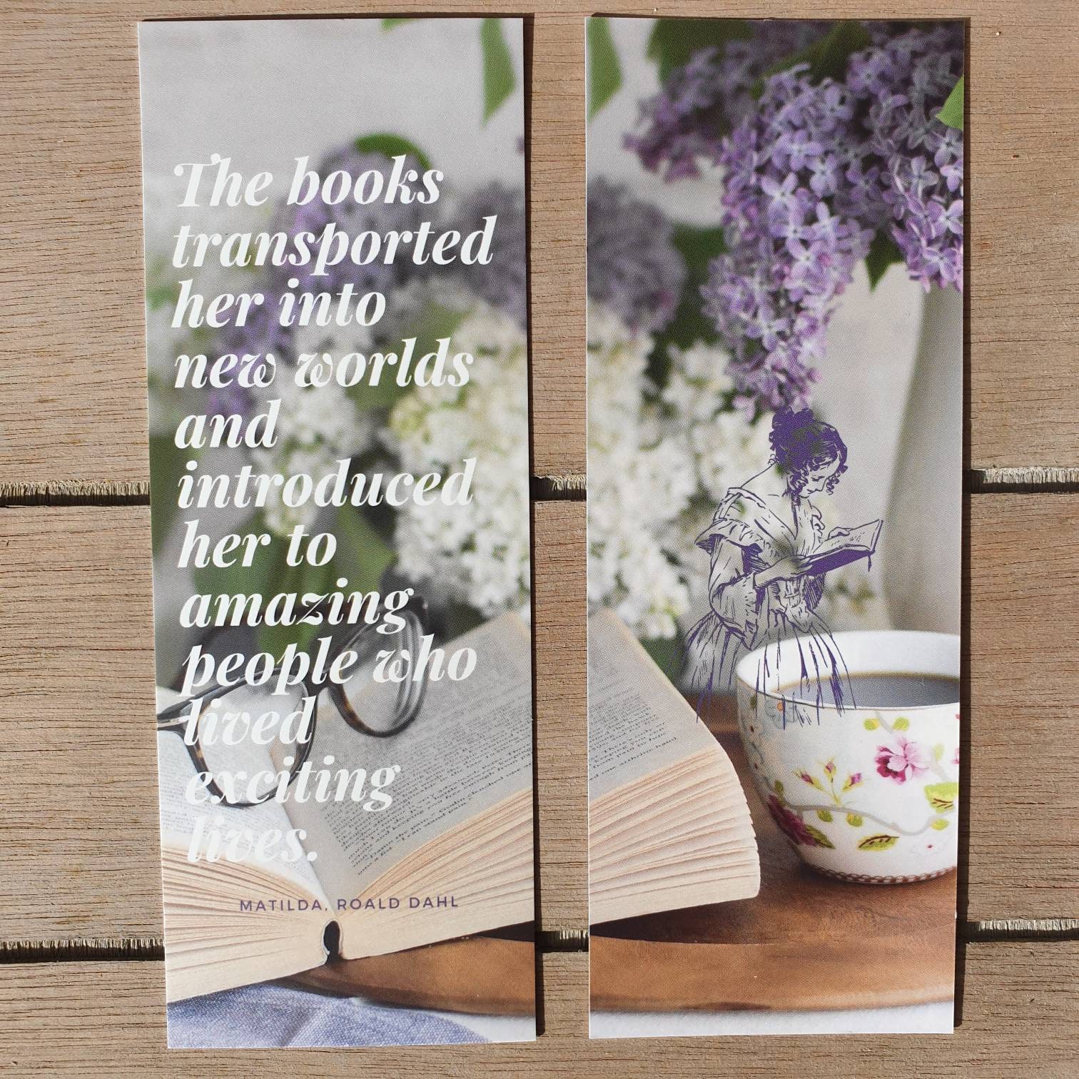 Matilda Bookmark / Roald Dahl / Regalo de lectura / Regalo del Etsy