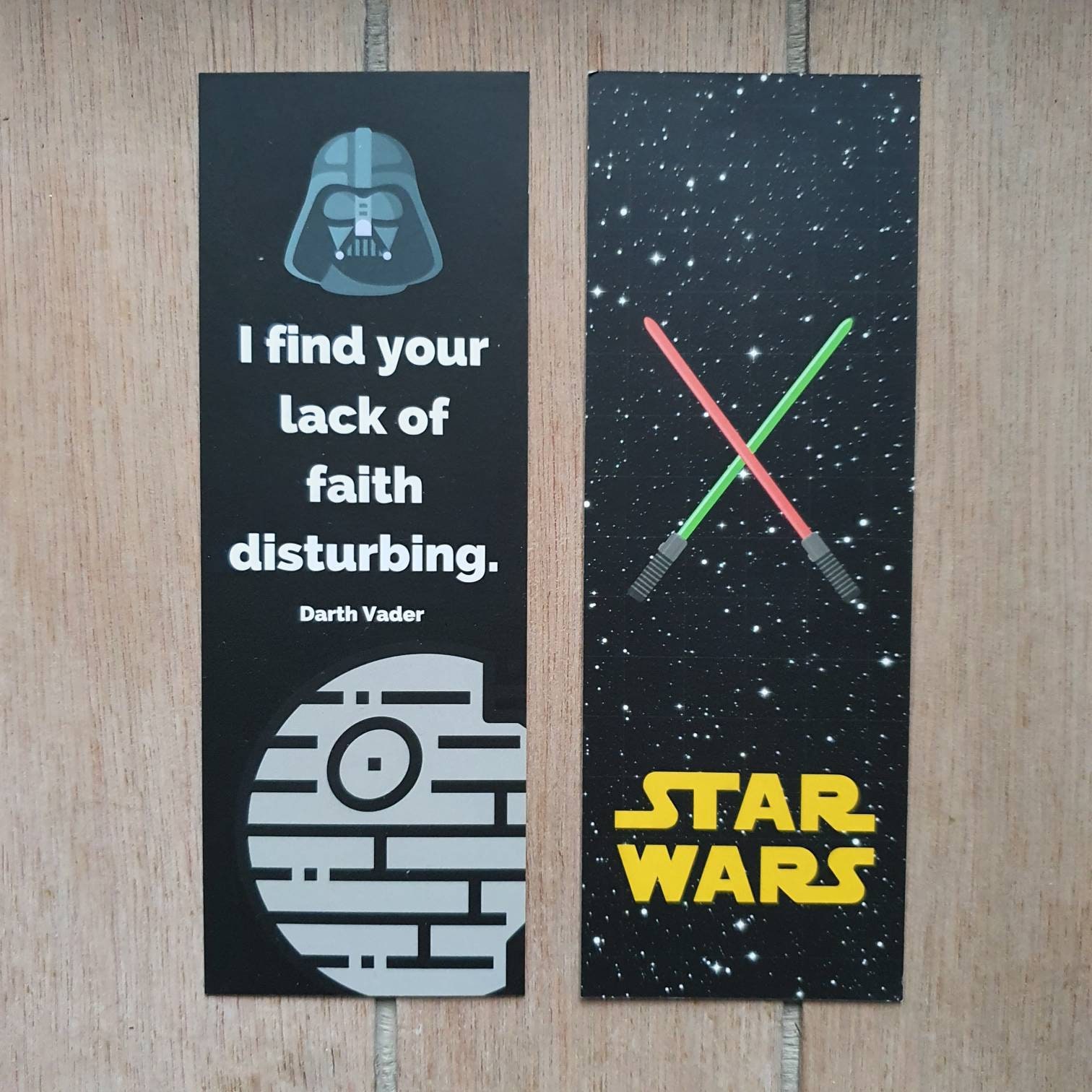 Star Wars Inspired Bookmark / Darth Vader / Reading Gift / Etsy