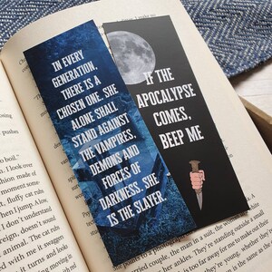 Buffy the Vampire Slayer Inspired Bookmark Vampires Quote | Etsy