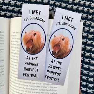 Parks and Recreation Inspired Bookmark | Li’l Sebastian | Reading Gift | Book Gift | Lesley Knope | Pawnee