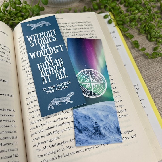 His Dark Materials Inspired Bookmark Book Quote Reading Gift Book  Gift Fantasy Children’s Fiction Lyra