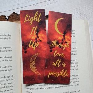 Crescent City Inspired Bookmark | Book Quote | Reading Gift | Book Gift | Fantasy | Young Adult | YA Book |