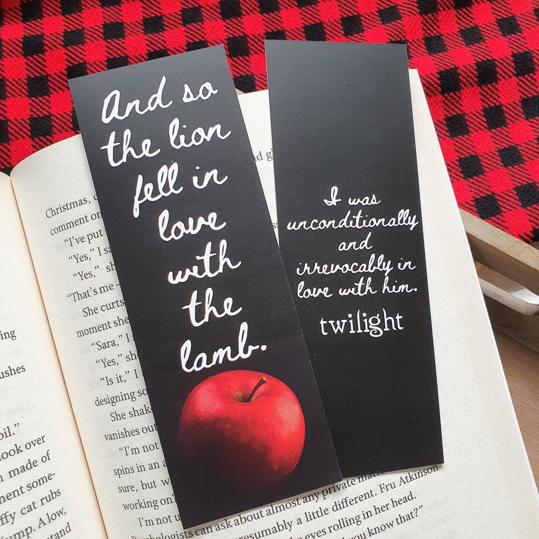 Twilight Inspired Bookmark | Twilight Quote | Reading Gift | Book Gift |  Vampires | Young Adult | YA Book | Edward | Bella - Etsy, image size:1080x1080